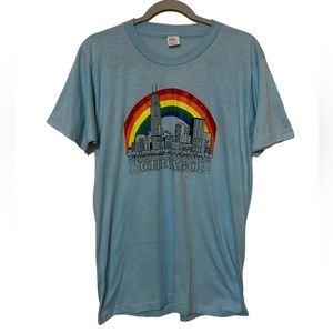 Single Stitch Vintage 70’s Chicago Rainbow Tee